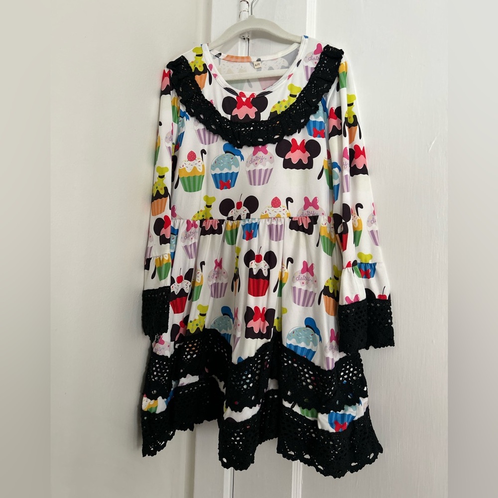Disney Snack Macrame Dress Size 6-7